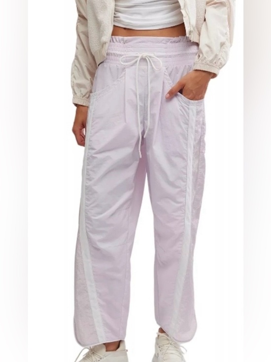 FP Movement by Free People Pants - FP Free People FREE MOVEMENT Champ Is Here Printed Pants / purple lilac